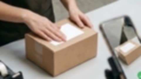 A blurred still frame from the sealed recording